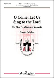 O Come, Let Us Sing to the Lord SATB choral sheet music cover Thumbnail